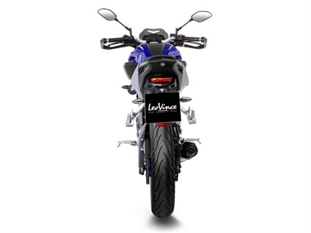 Auspuffanlage Yamaha MT-125 / YZF-R125 LV ONE EVO Carbon CH+KAT - Full System - Endcap Carbon