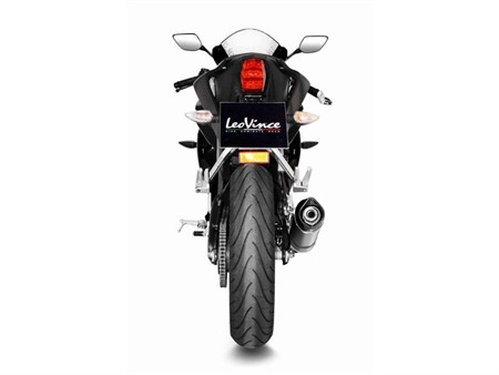 Auspuffanlage Yamaha MT-125 / YZF-R125 LV ONE EVO Inox CH+KAT - Full System - Endcap Carbon