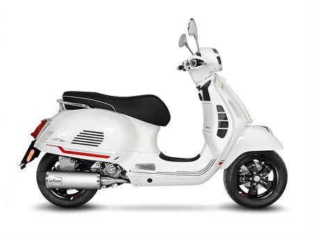 Echapement Leovince One Evo Inox, Vespa GTS 300 >2021, Euro5, CH - Full System - Endcap Carbon