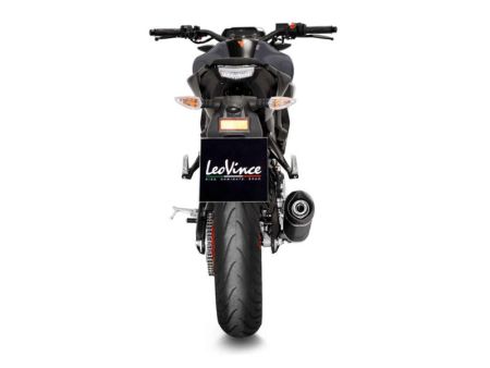 Auspuffanlage Yamaha MT-125 / YZF-R125 LV ONE EVO Inox Black CH+KAT Euro5 - Full System - Endcap Carbon