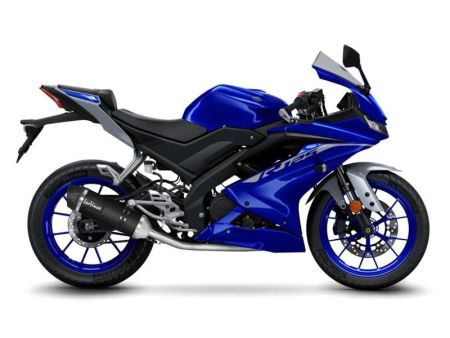 Auspuffanlage Yamaha MT-125 / YZF-R125 LV ONE EVO Inox Black CH+KAT Euro5 - Full System - Endcap Carbon