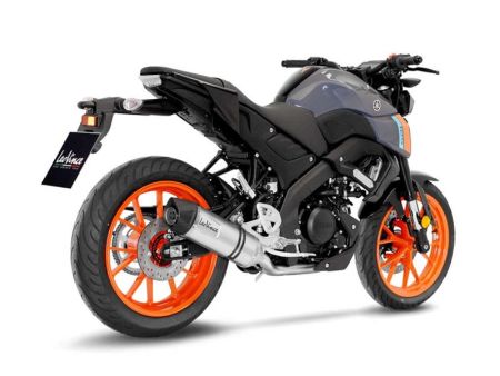 Auspuffanlage Yamaha MT-125 / YZF-R125 LV ONE EVO Inox CH+KAT Euro5 - Full System - Endcap Carbon