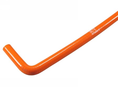 Kühlwasserschlauch Stage6, 1500mm, 1 x 90 Grad, Orange