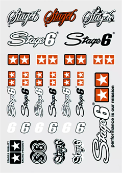 Stickerbogen Stage6 klein Stickerbogen Stage6 klein