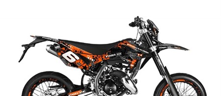 Dekorkit Verkleidung Stage6 Beta 50 RR orange - schwarz