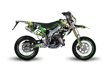Dekorkit Verkleidung Stage6 Honda HM 50 grün - schwarz Dekorkit Verkleidung Stage6 Honda HM 50 grün - schwarz
