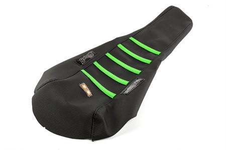 Housse de selle Stage6 noir / vert, moto 50cc Beta RR