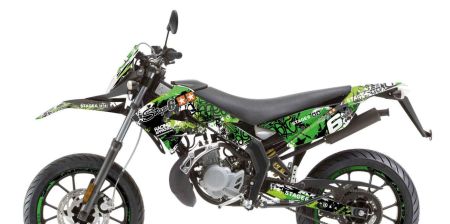 Dekorkit Verkleidung Stage6 Derbi X-Treme/ X-Race grün - schwarz Dekorkit Verkleidung Stage6 Derbi X-Treme/ X-Race grün - schwarz
