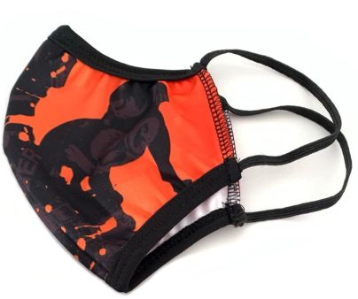 Mundschutz / Community Mask Stage6 R/T orange Polyester
