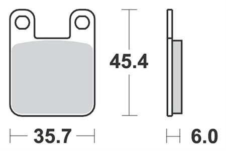 Bremsbelagsatz Stage6 Sport, S11