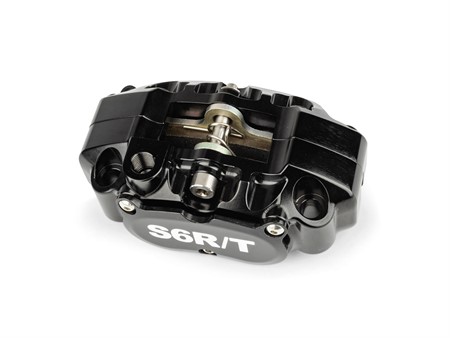 Etrier de frein Stage6 R/T MK2, 4 pistons radial, taillé CNC, noire