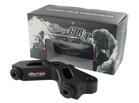 Adapter für Stage6 R/T, 4-Kolbenbremszange, für 260mm Bremsscheiben, Aprilia SR50 Adapter für Stage6 R/T, 4-Kolbenbremszange, für 260mm Bremsscheiben, Aprilia SR50