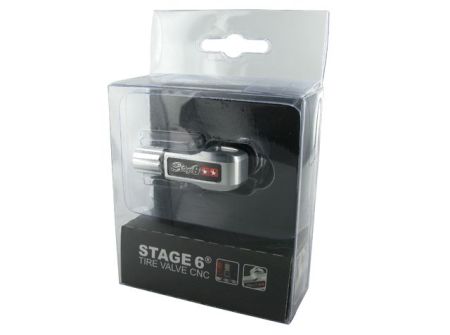 Valve Stage6 CNC pour jante tubeless, 90° chrome