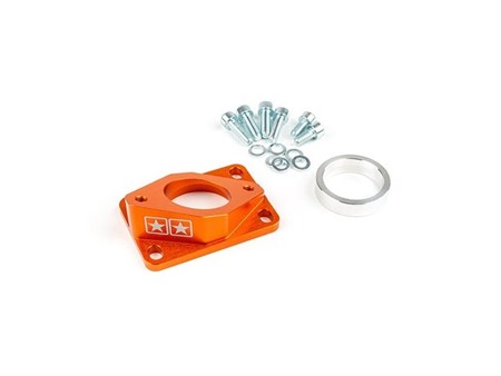 Ansaugstutzen Stage6 R/T High Flow 34mm Derbi / Minarelli AM6 orange