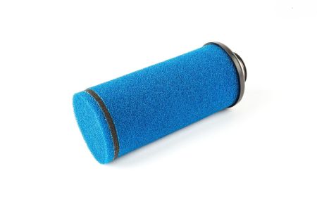 Racingluftfilter Stage6 lang (ca. 20cm) 35mm Anschluss, Blau