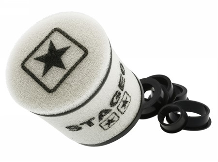 Racingluftfilter Stage6 Double Layer klein, weiss Racingluftfilter Stage6 Double Layer klein, weiss