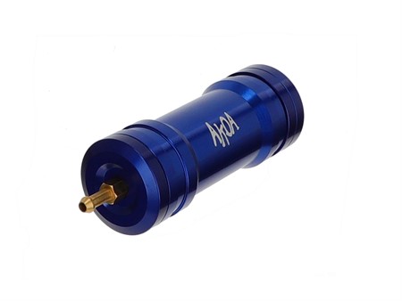 Boost Bottle AKOA, blau eloxiert, inkl. Montageset