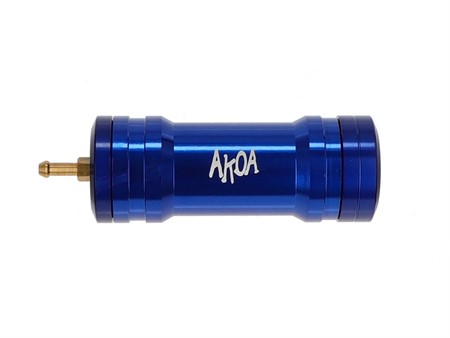 Boost Bottle AKOA, blau eloxiert, inkl. Montageset