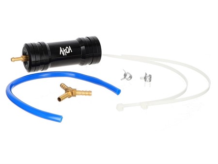 Boost Bottle AKOA, schwarz eloxiert, inkl. Montageset