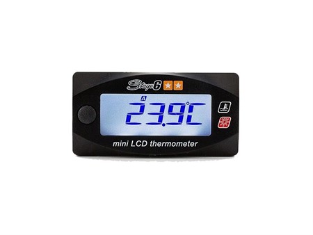 Compteur/Indicateur de température Stage6 MKII Mini, digital (0-120°), noir Compteur/Indicateur de température Stage6 MKII Mini, digital (0-120°), noir