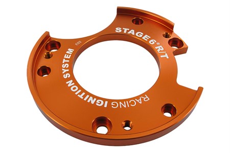 Platine de fixation au carter Stage6 R/T, pour allumage interne Stage6- Minarelli AM6 / Derbi Senda EBE / EBS / D50B0