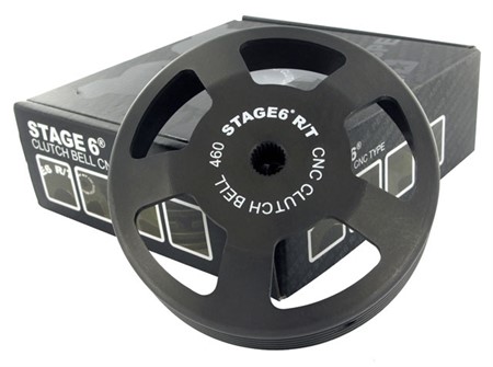 Cloche d'embrayage Stage6 R/T CNC - Type 460, Piaggio / Peugeot / Honda, Ø 107mm Cloche d'embrayage Stage6 R/T CNC - Type 460, Piaggio / Peugeot / Honda, Ø 107mm