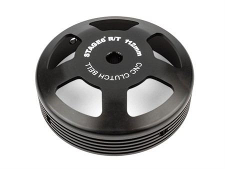 Cloche d'embrayage Stage6 R/T 112mm 433gr CNC, scooter Minarelli Aerox, Nitro 100cc / GY6 / Morini...