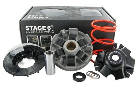 Oversize CVT Kit Stage6 R/T, inkl. Variomatik, Riemenscheibe, Wandler, Keilriemen, Piaggio lang