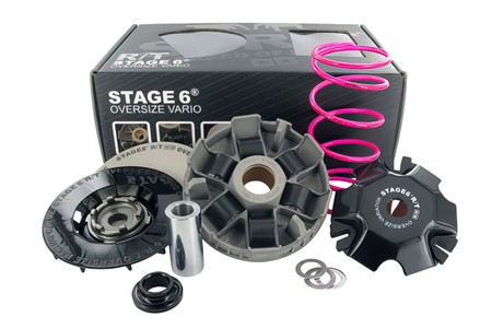 Oversize CVT Kit Stage6 R/T, inkl. Variomatik, Riemenscheibe, Wandler, Keilriemen, Minarelli lang