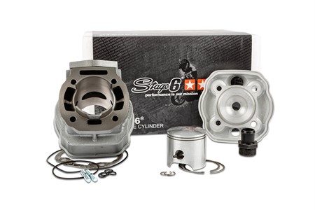 Zylinderkit Stage6 Streetrace 77cc Grauguss Derbi Euro 3 / Euro 4
