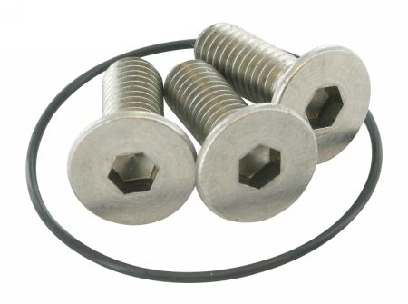 Set de visserie et O-ring pour plaque de converstion 3=>2 vis du kit Stage6 R/T 70cc, Piaggio Set de visserie et O-ring pour plaque de converstion 3=>2 vis du kit Stage6 R/T 70cc, Piaggio