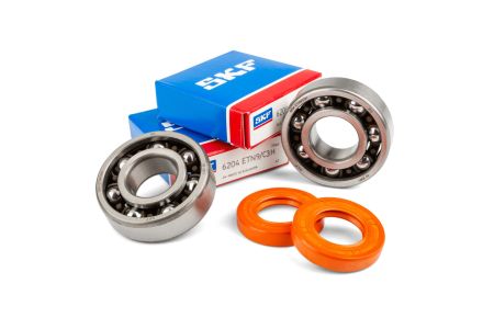 Kit roulement et spi Stage6 HQ cage polymer (SKF 6204/TN9-C3), moto Derbi Senda Euro 2-3-4 Kit roulement et spi Stage6 HQ cage polymer (SKF 6204/TN9-C3), moto Derbi Senda Euro 2-3-4