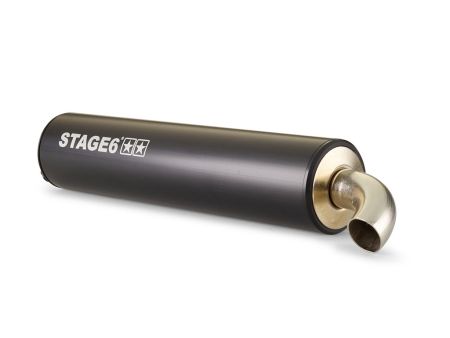 Pot Stage6 PRO REPLICA, Piaggio, silencieux en alu, noir