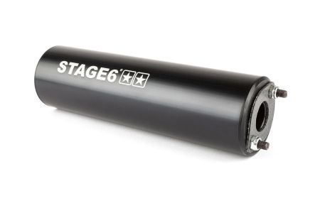 Auspuffanlage Stage6 Streetrace high mount CNC schwarz Rieju MRT