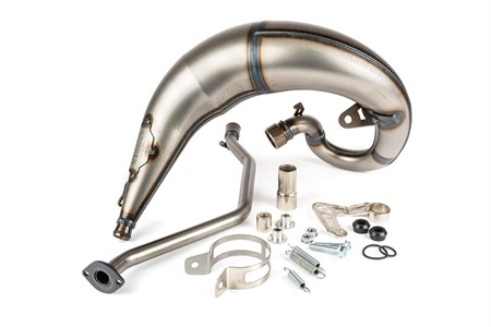 Auspuffanlage Stage6 Streetrace high mount CNC orange Rieju MRT