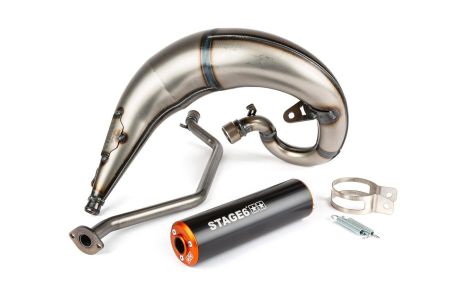 Auspuffanlage Stage6 Streetrace high mount CNC orange / schwarz Sherco SE / SM Auspuffanlage Stage6 Streetrace high mount CNC orange / schwarz Sherco SE / SM