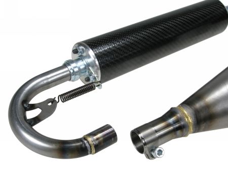 Auspuffanlage Stage6 R/T BIG BORE 95, abnehmbarer Stinger, Minarelli liegend