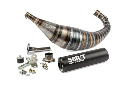 Auspuffanlage Stage6 R/T 90 - 100cc CNC Schwarz Derbi Auspuffanlage Stage6 R/T 90 - 100cc CNC Schwarz Derbi