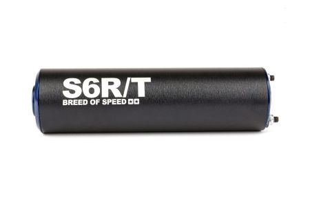 Silencieux Stage6 R/T 80 - 100cc passage droit noir / bleu