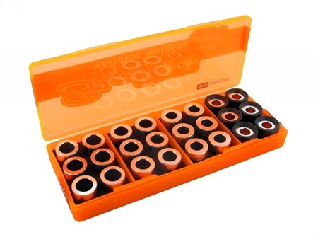 Jeu de galets de réglage à coques Stage6 19x15.5mm, 4.00g / 4.50g / 5.00g / 5.50g Jeu de galets de réglage à coques Stage6 19x15.5mm, 4.00g / 4.50g / 5.00g / 5.50g