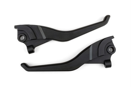 Paire de levier de frein STAGE6 CNC Dual Color, Yamaha Aerox/MBK Nitro noir/noir