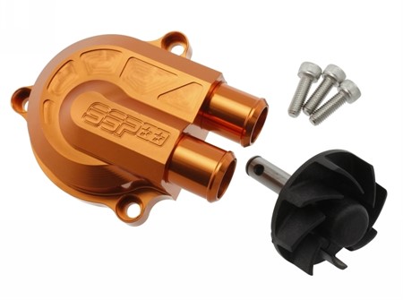 Wasserpumpe Stage6 CNC Racing, Minarelli LC, orange Wasserpumpe Stage6 CNC Racing, Minarelli LC, orange