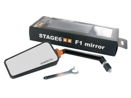 Rétroviseur Stage6 F1 M8 look carbon matt GAUCHE Rétroviseur Stage6 F1 M8 look carbon matt GAUCHE