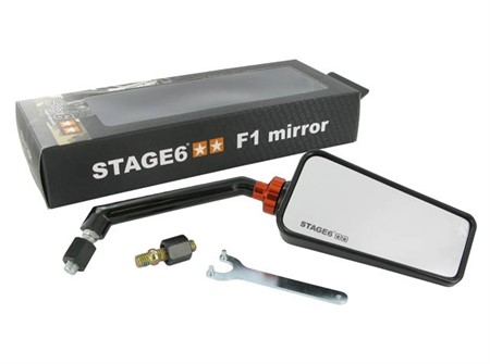 Rétroviseur Stage6 F1 M8 noir DROIT Rétroviseur Stage6 F1 M8 noir DROIT