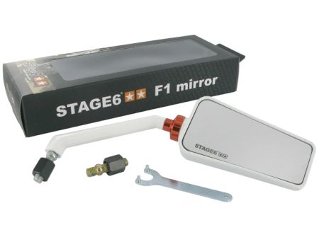 Spiegel Stage6 F1, rechts, weiss Spiegel Stage6 F1, rechts, weiss