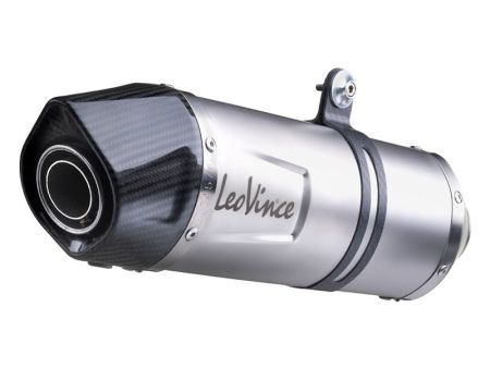 Pot d'échappement Vespa GTS 125/250/300 LV One EVO Inox, CH+KAT - Endcap Carbon Pot d'échappement Vespa GTS 125/250/300 LV One EVO Inox, CH+KAT - Endcap Carbon
