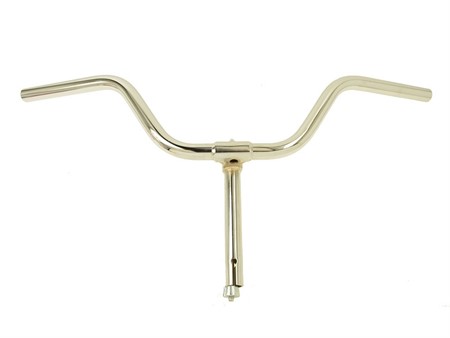 Lenker mit Vorbau chrom universal 15 cm Lenker mit Vorbau chrom universal 15 cm