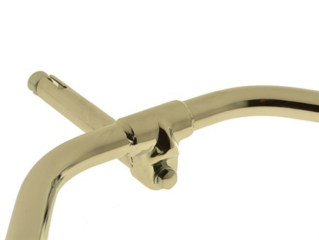 Lenker mit Vorbau chrom universal 15 cm