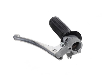 Gasdrehgriff Mofa, Oldtimer silber