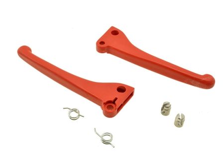Bremshebelset rot (Domino) Plastikhebel für Piaggio Ciao/SI Bremshebelset rot (Domino) Plastikhebel für Piaggio Ciao/SI